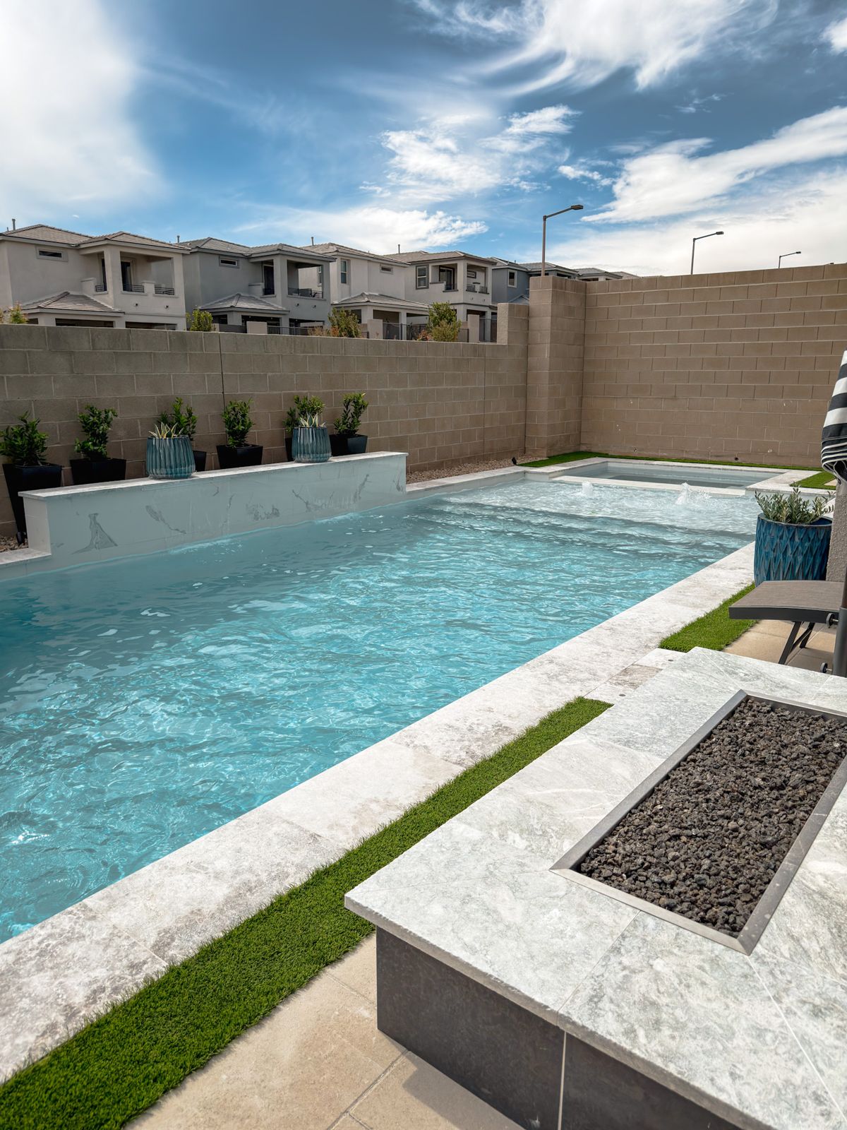 Custom pool project by Pools R Us Arizona