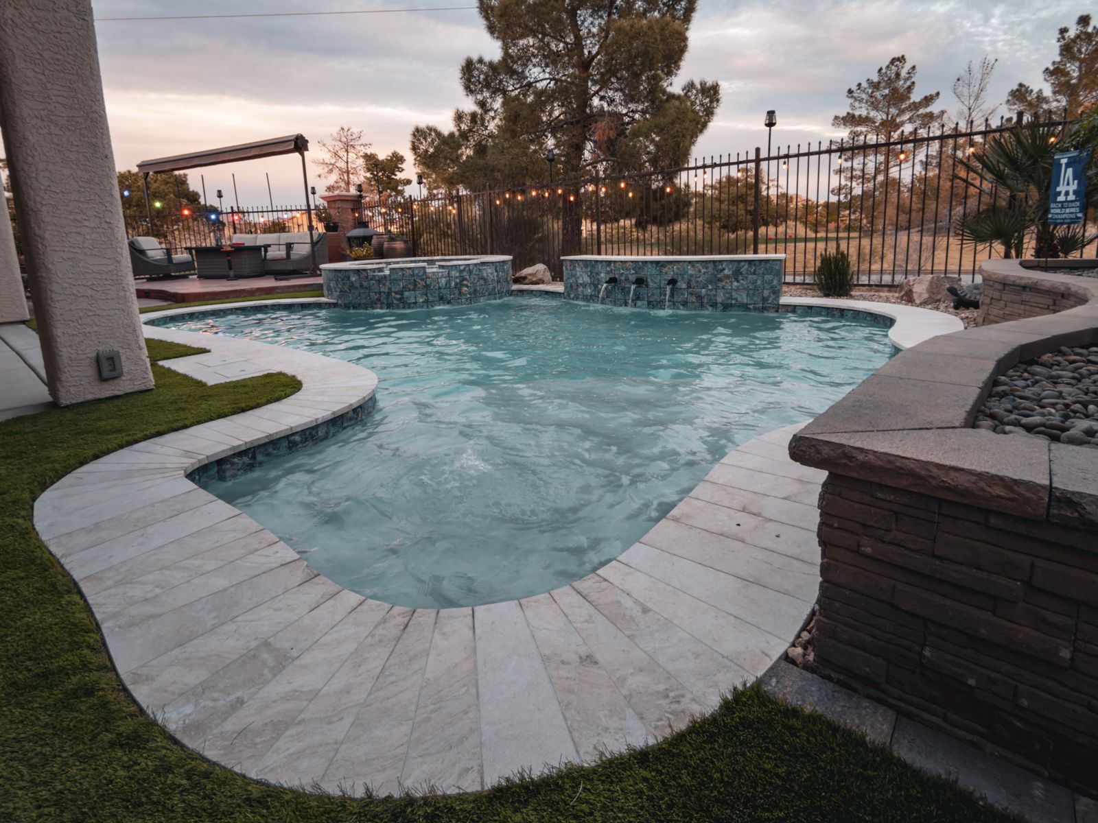 Custom pool project by Pools R Us Arizona