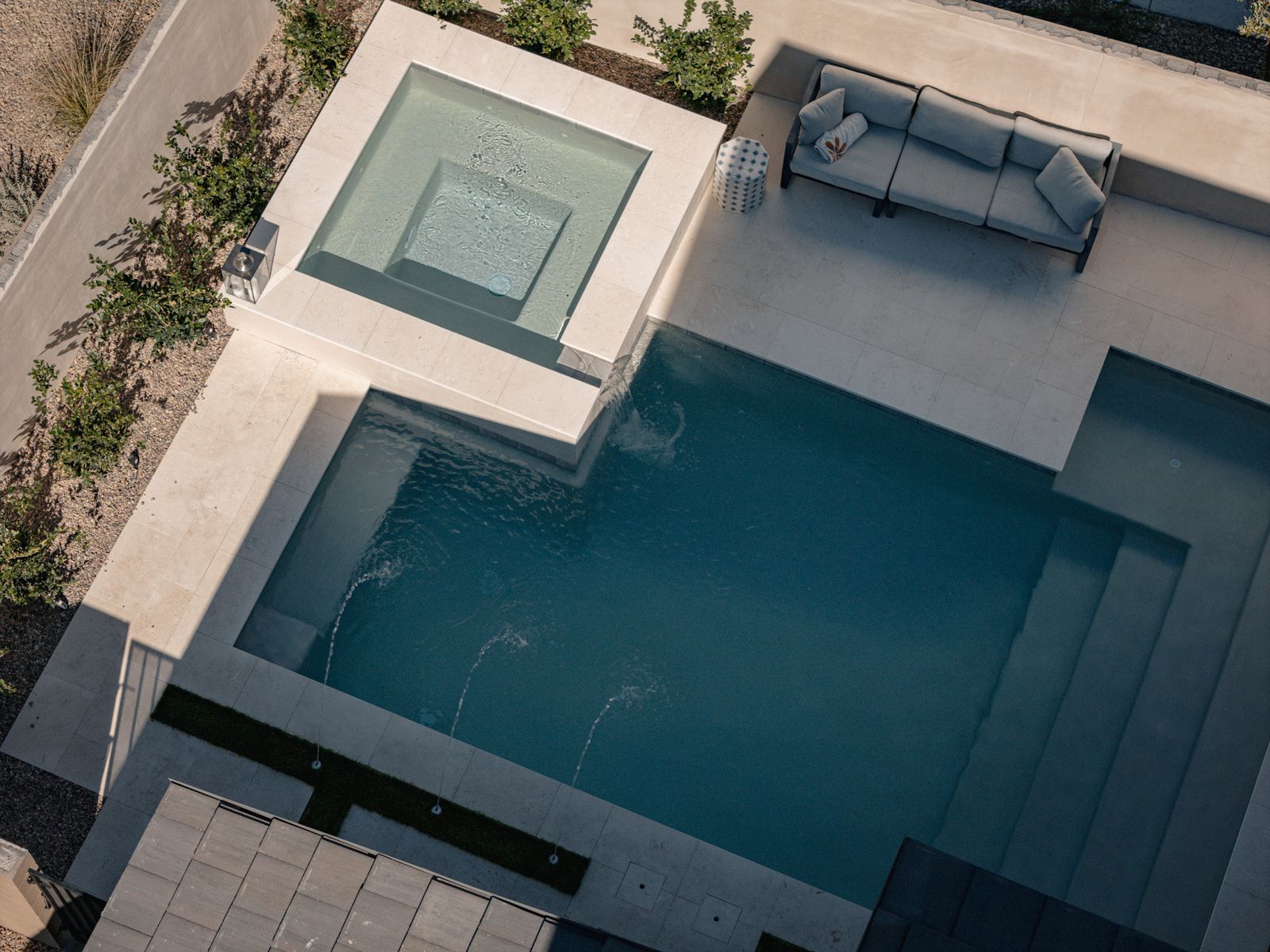 Custom pool project by Pools R Us Arizona